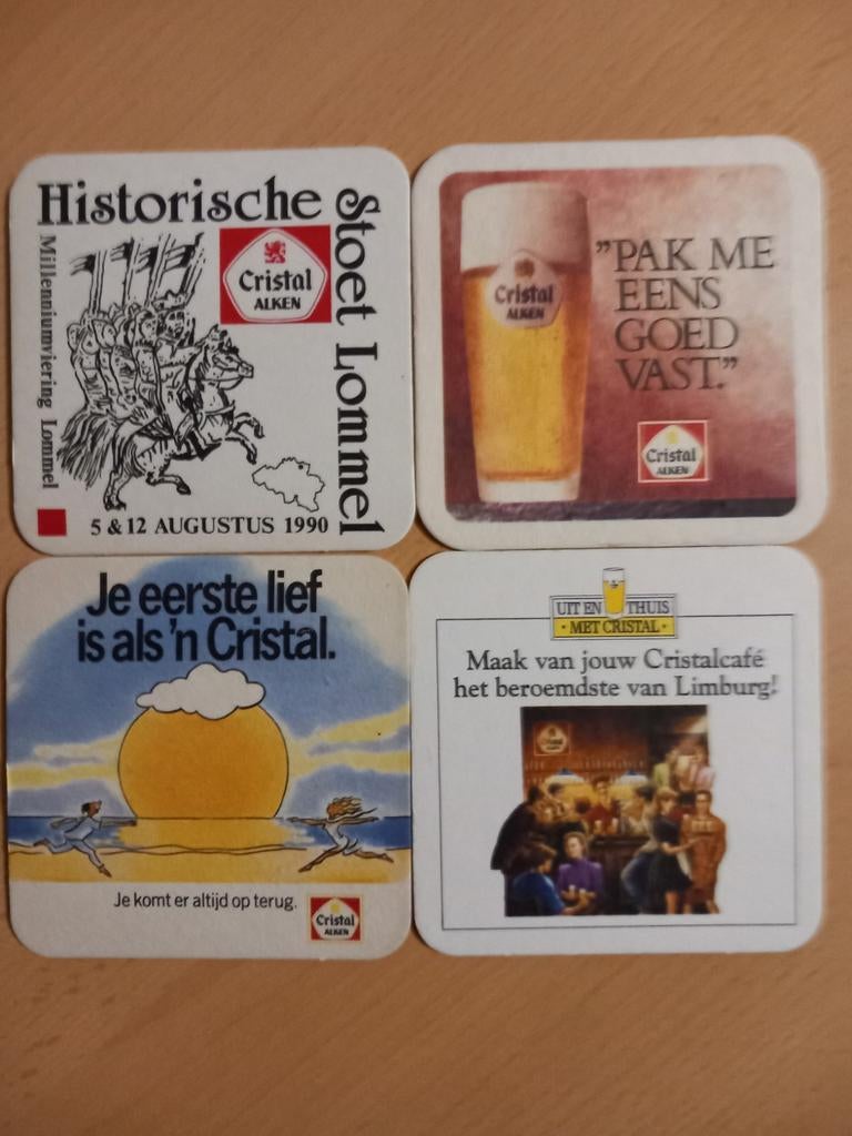 Sous-bocks Cristal Alken (331), Enlèvement ou Envoi, Comme neuf