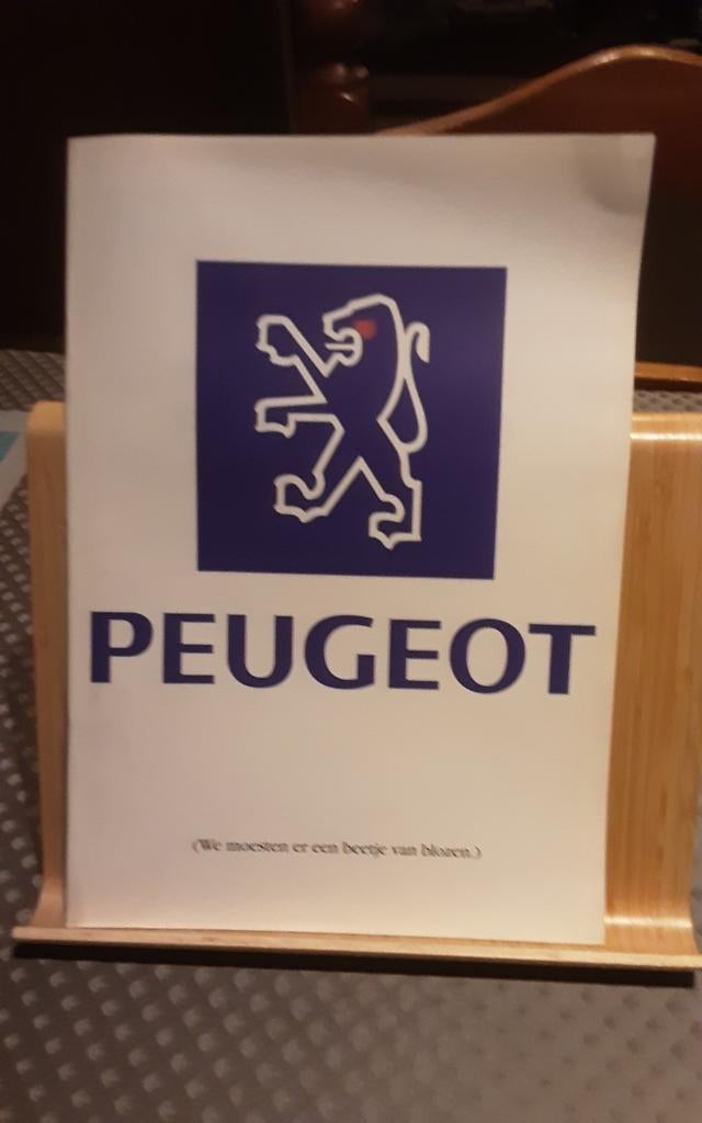 PEUGEOT 806 brochure, Ophalen of Verzenden, Zo goed als nieuw, Peugeot