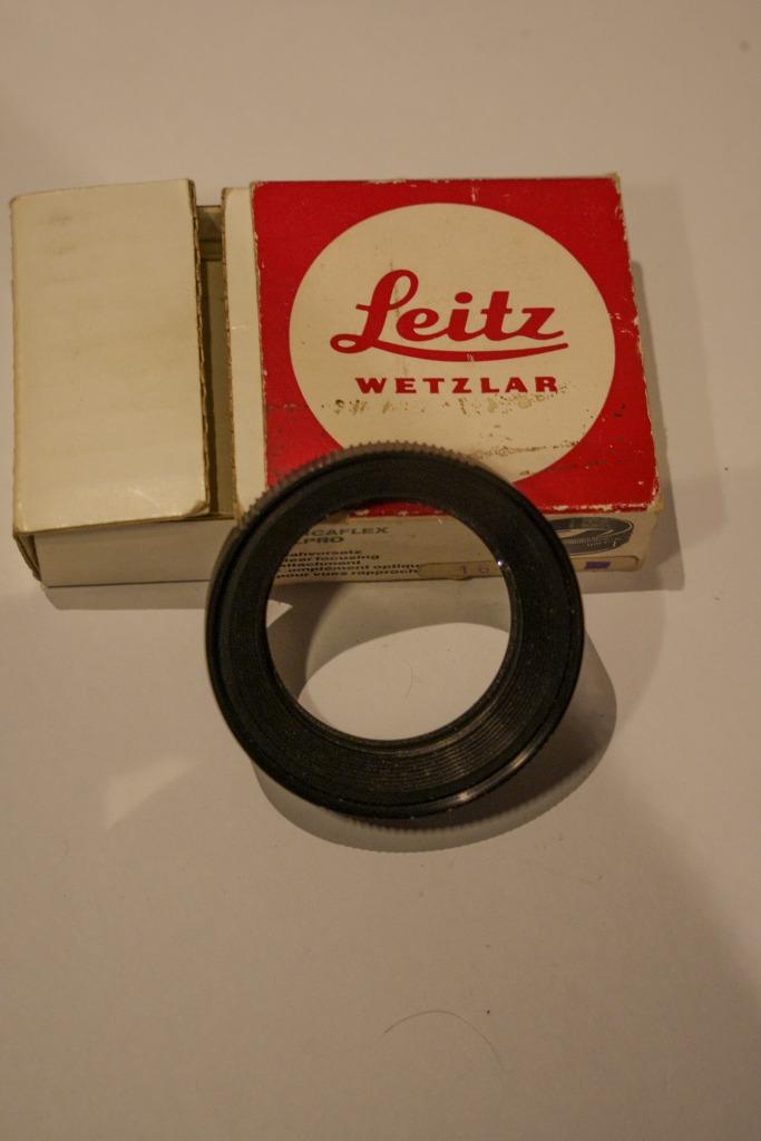 Leica Leitz Elpro 1 ronde macrolens voor voorruit, 55 mm, Ophalen of Verzenden, Zo goed als nieuw, Spiegelreflex, Leica