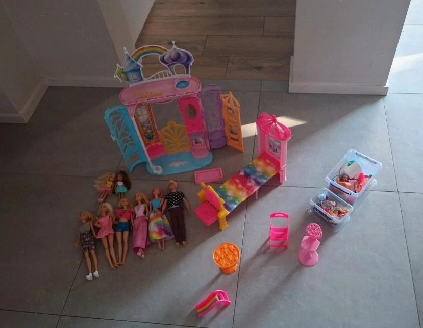 Droomkasteel Barbie, Ophalen, Gebruikt