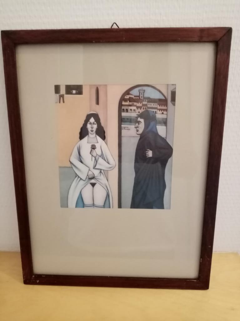 Vijf „" Great Lovers "” -illustraties gebaseerd op Walter Do, Antiek en Kunst, Curiosa en Brocante, Ophalen of Verzenden