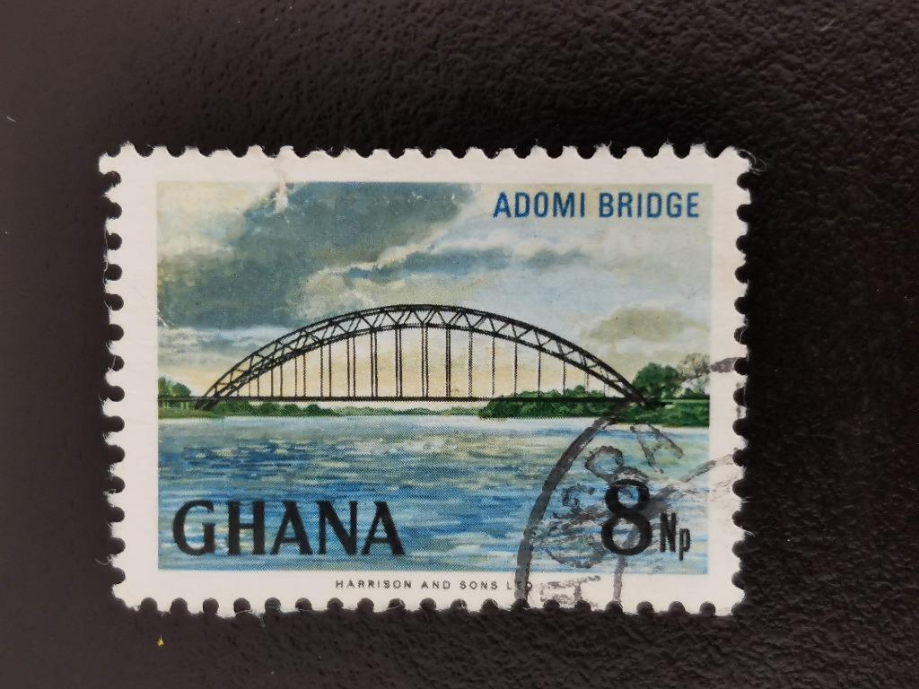 Ghana 1967 - pont, Enlèvement ou Envoi, Affranchi