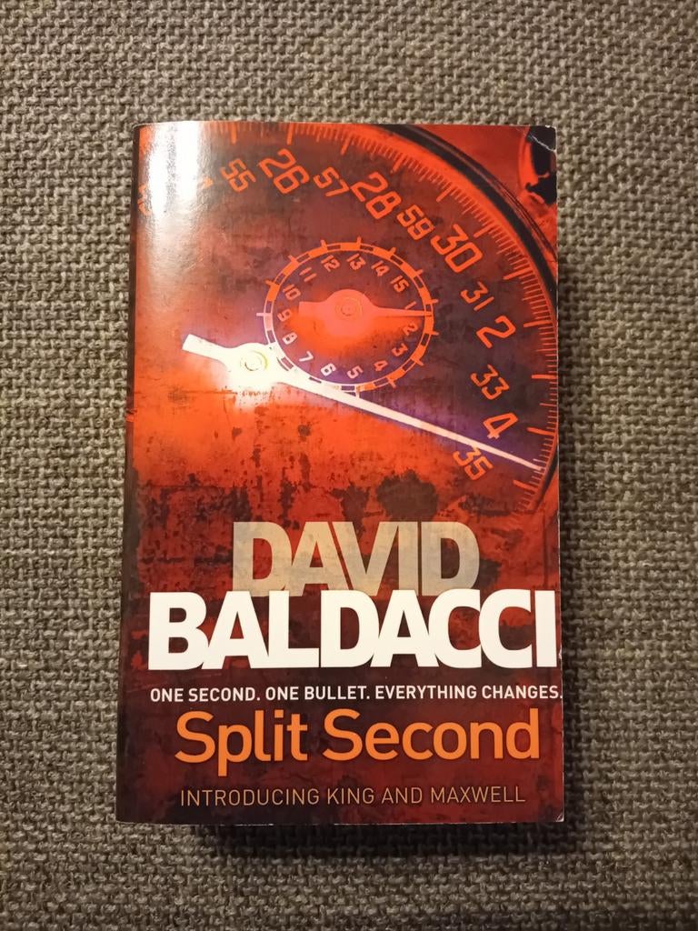 David Baldacci - Split second, Ophalen of Verzenden, Zo goed als nieuw, David Baldacci