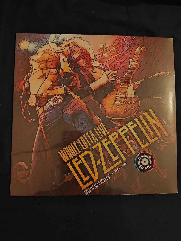 Vinyle Led-Zeppelin Whole lotta live edition coloré neuf, CD & DVD, Vinyles | Rock, Neuf, dans son emballage, Pop rock, 12 pouces