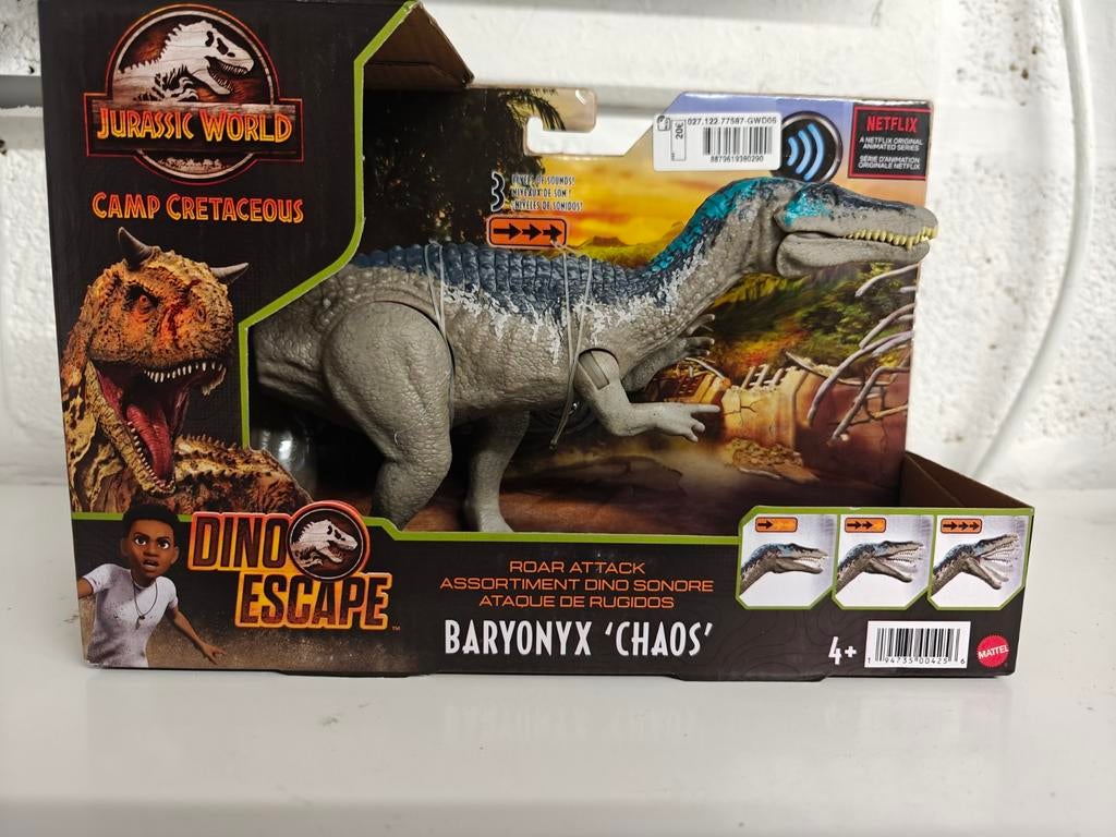Figurine Jurassic World Baryonyx 'Chaos' 25 cm, Enlèvement ou Envoi, Neuf
