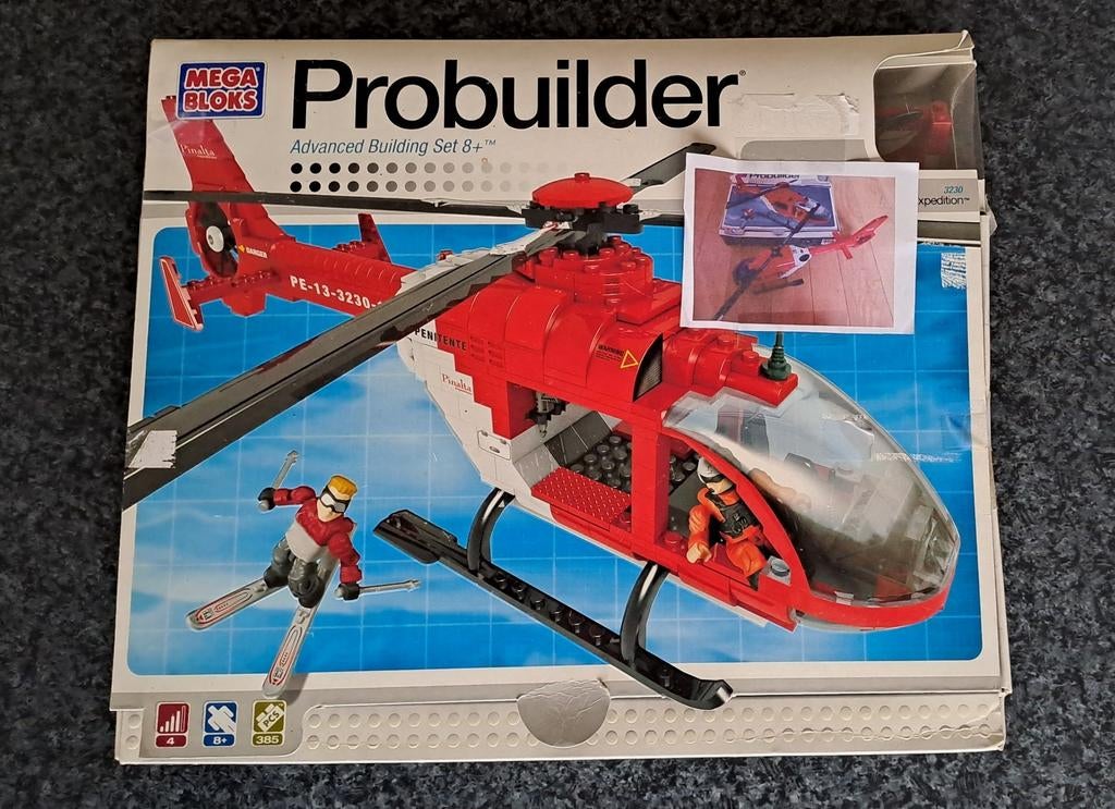 Jeu de construction complet avec notice de montage, Enlèvement ou Envoi, Utilisé, Hélicoptère