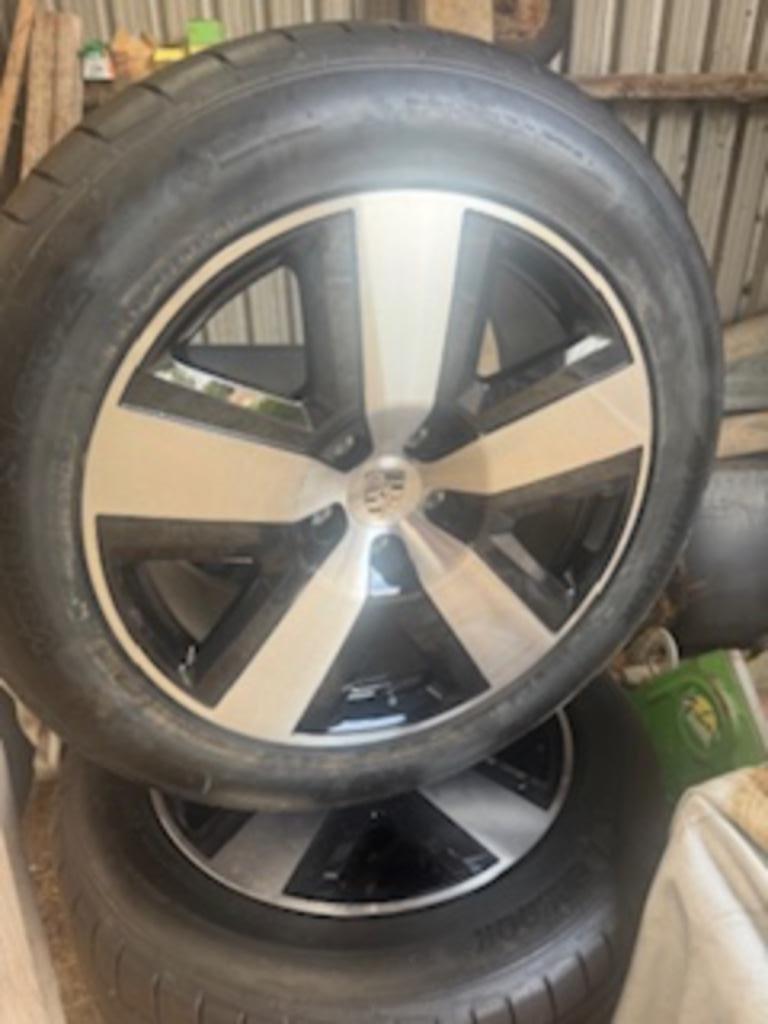 Jantes et pneus Porsche Cayenne, Autos : Pièces & Accessoires, Neuf, Pneus et Jantes, Pneus été, Enlèvement