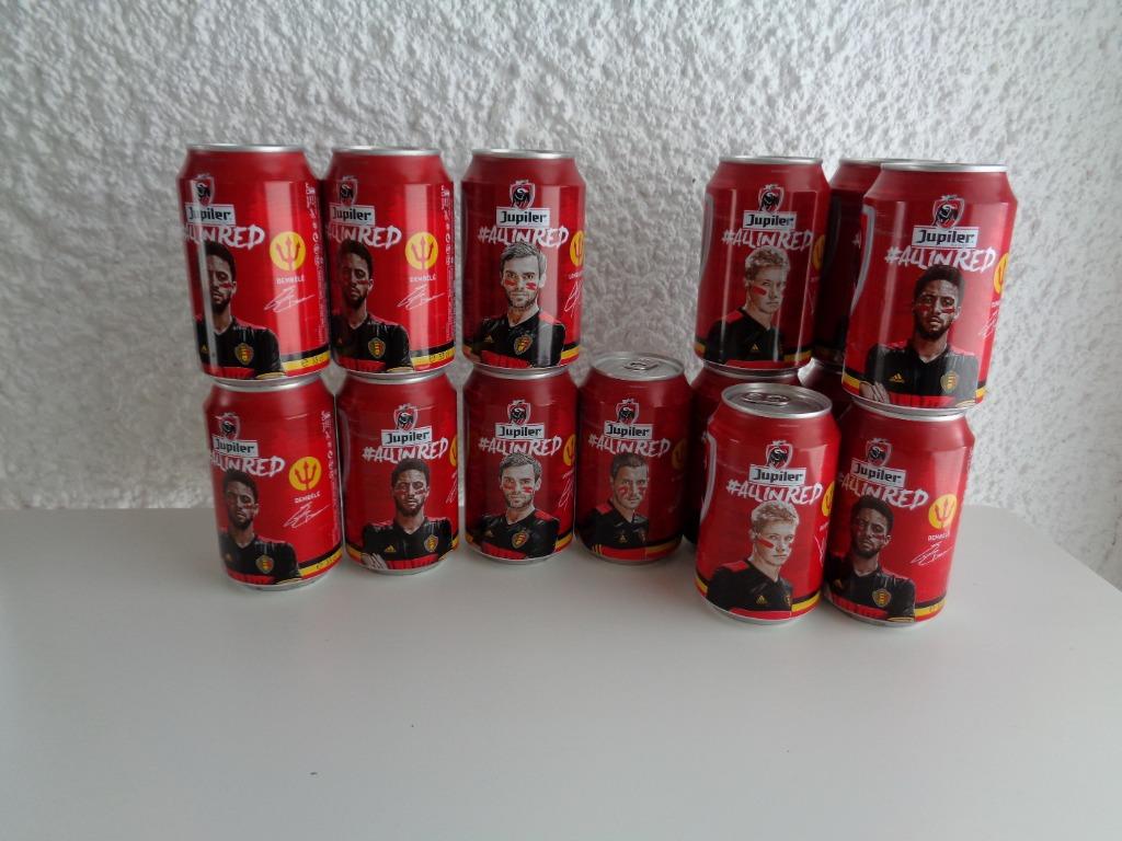 Collection Canettes de Jupiler pleine: Diable Rouge., Enlèvement ou Envoi, Neuf, Autres types