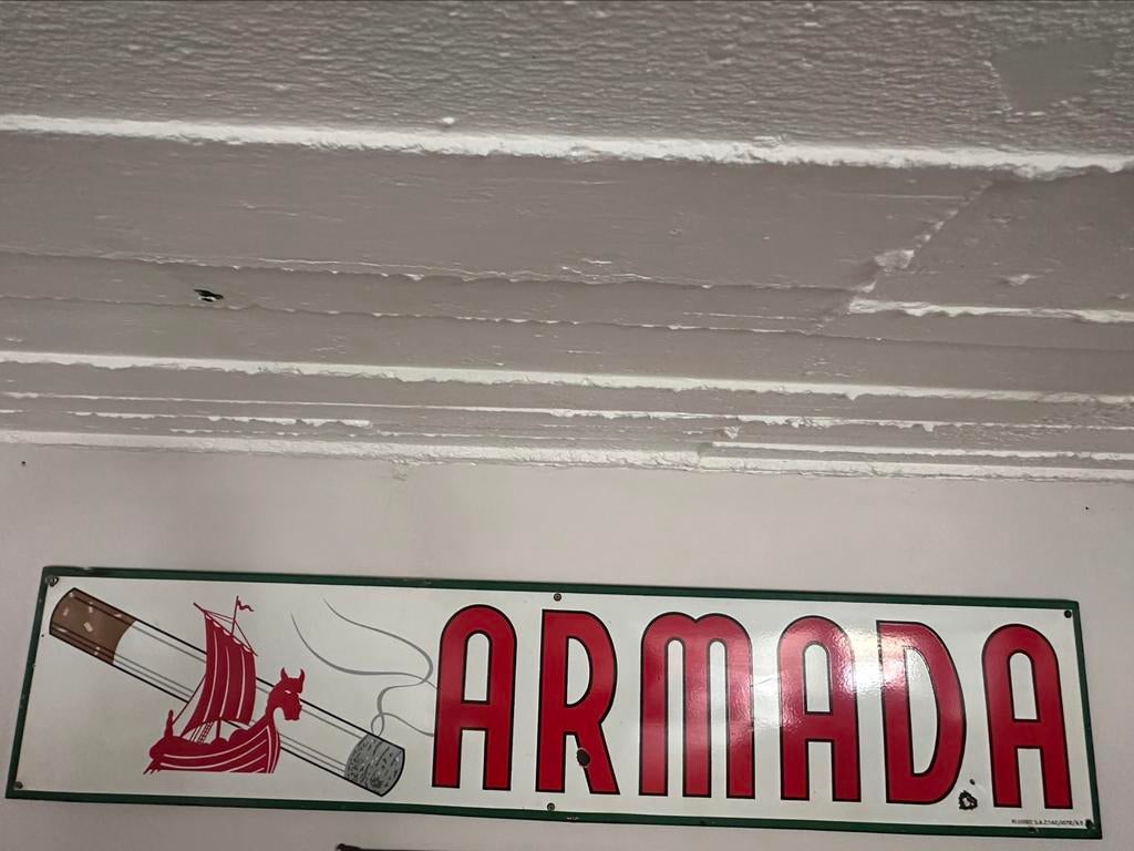 Geëmailleerde plaat Armada, Verzamelen, Merken en Reclamevoorwerpen, Ophalen