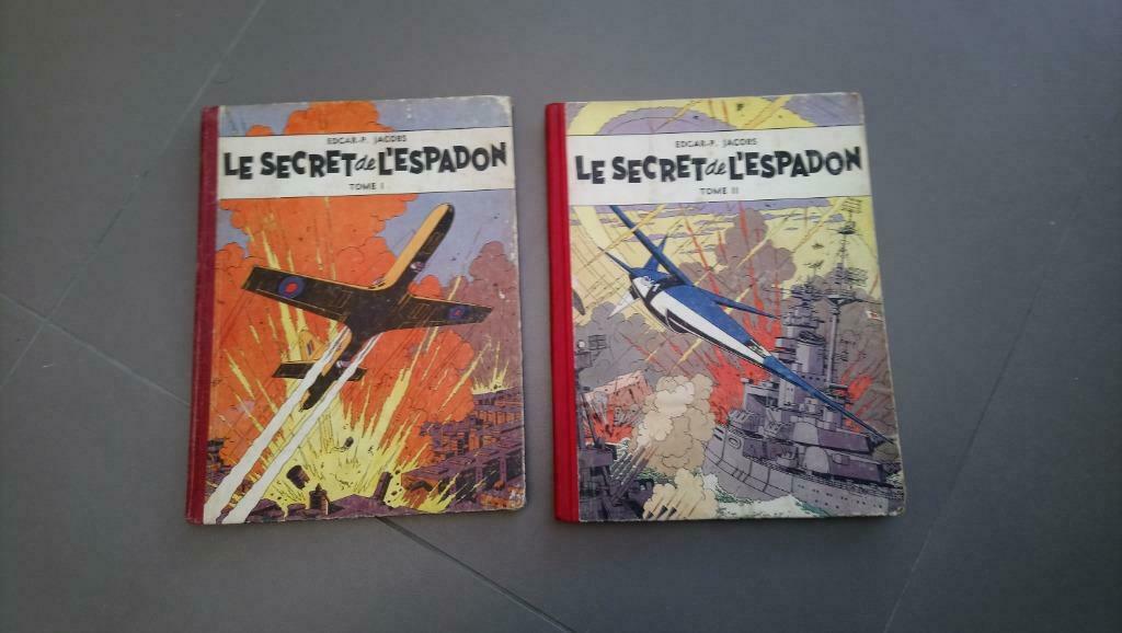 blake et mortimer Tome 1+2 Le Secret de l' Espadon, Livres, BD, Plusieurs BD, Enlèvement ou Envoi, Utilisé, Edgar P. Jacobs