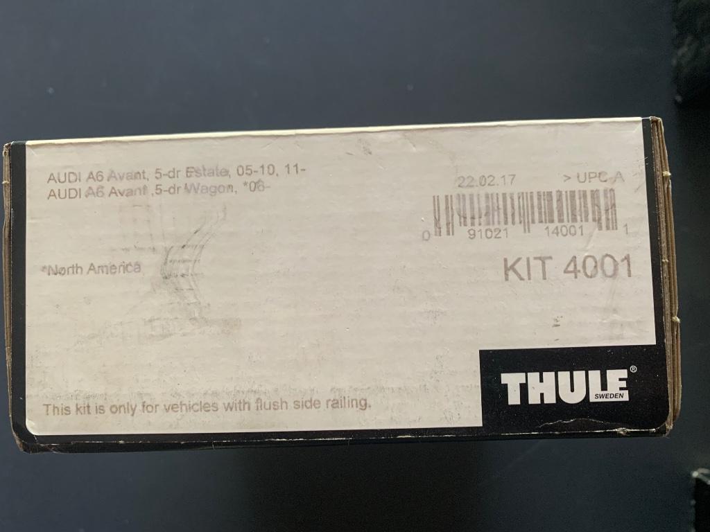 Thule kit 4001 Audi A6 Avant, Ophalen, Nieuw