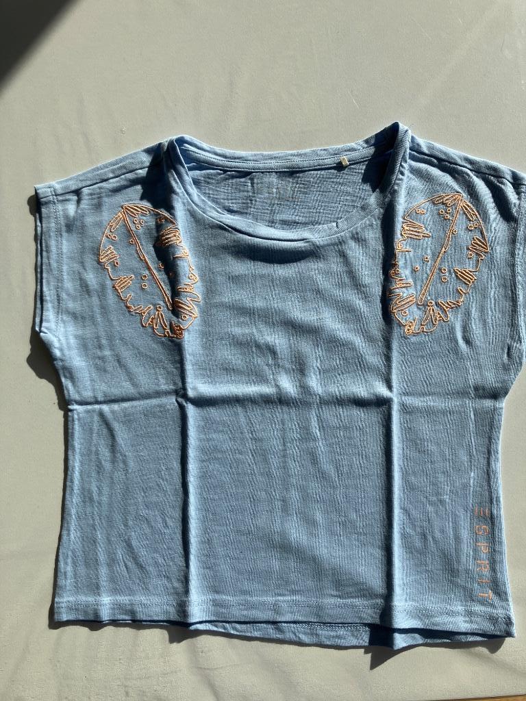 T-shirt blauw 140, Enfants & Bébés, Vêtements enfant | Taille 140, Enlèvement ou Envoi, Comme neuf, Esprit, Chemise ou À manches longues