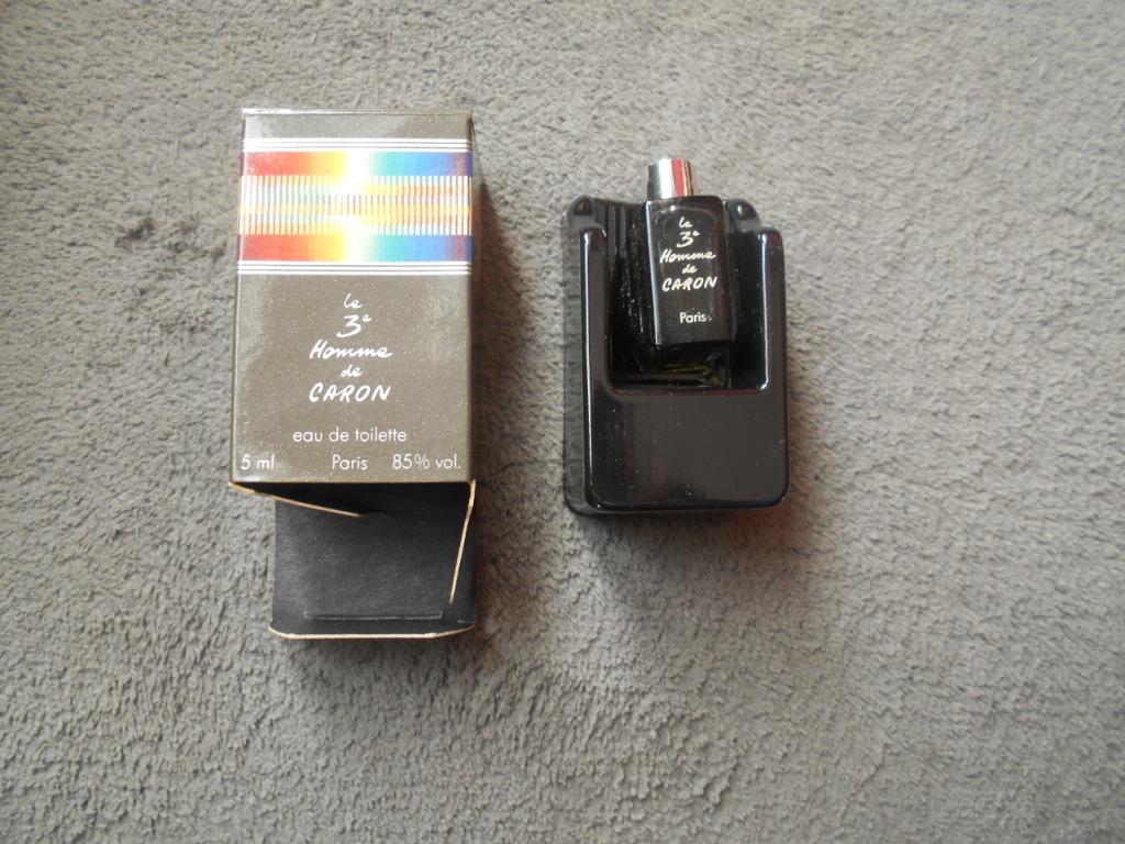 miniature parfum Le 3 homme Caron eau de toilette, Enlèvement ou Envoi, Miniature