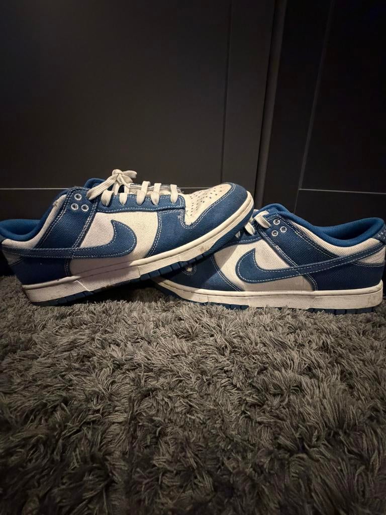 Nike Dunk Low SE Sashiko Industial Blue, Kleding | Heren, Schoenen, Ophalen of Verzenden, Zo goed als nieuw
