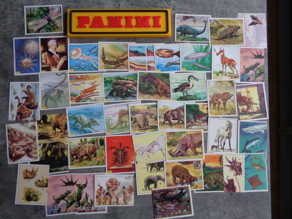 AUTOCOLLANTS PANINI  ANIMAUX PRÉHISTORIQUES  45X ********, Enlèvement ou Envoi