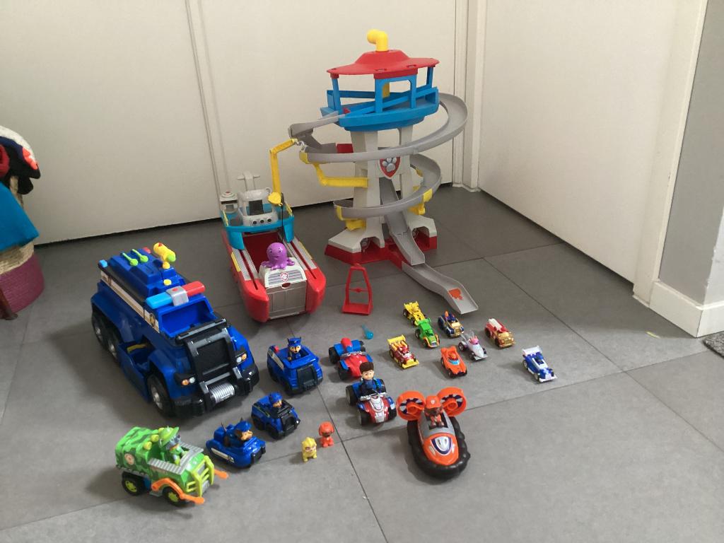 Lot paw patrol, Ophalen