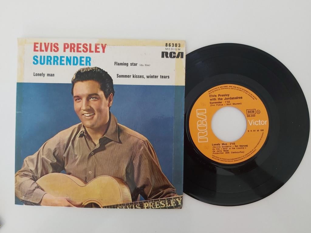 Elvis Presley - vlammende ster, Cd's en Dvd's, 7 inch, Ophalen of Verzenden, Zo goed als nieuw, Rock en Metal