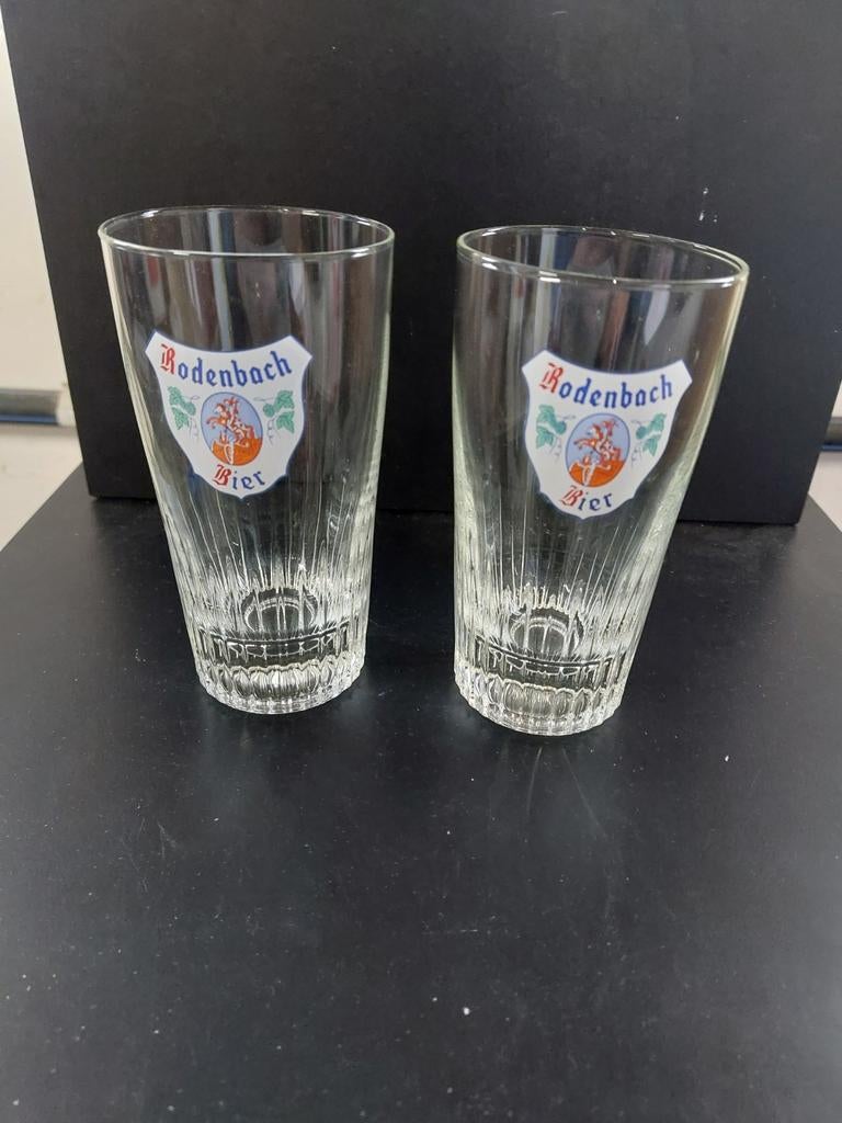 Verres à bière Rodenbach anciens, Collections, Enlèvement ou Envoi, Neuf, Verre à bière