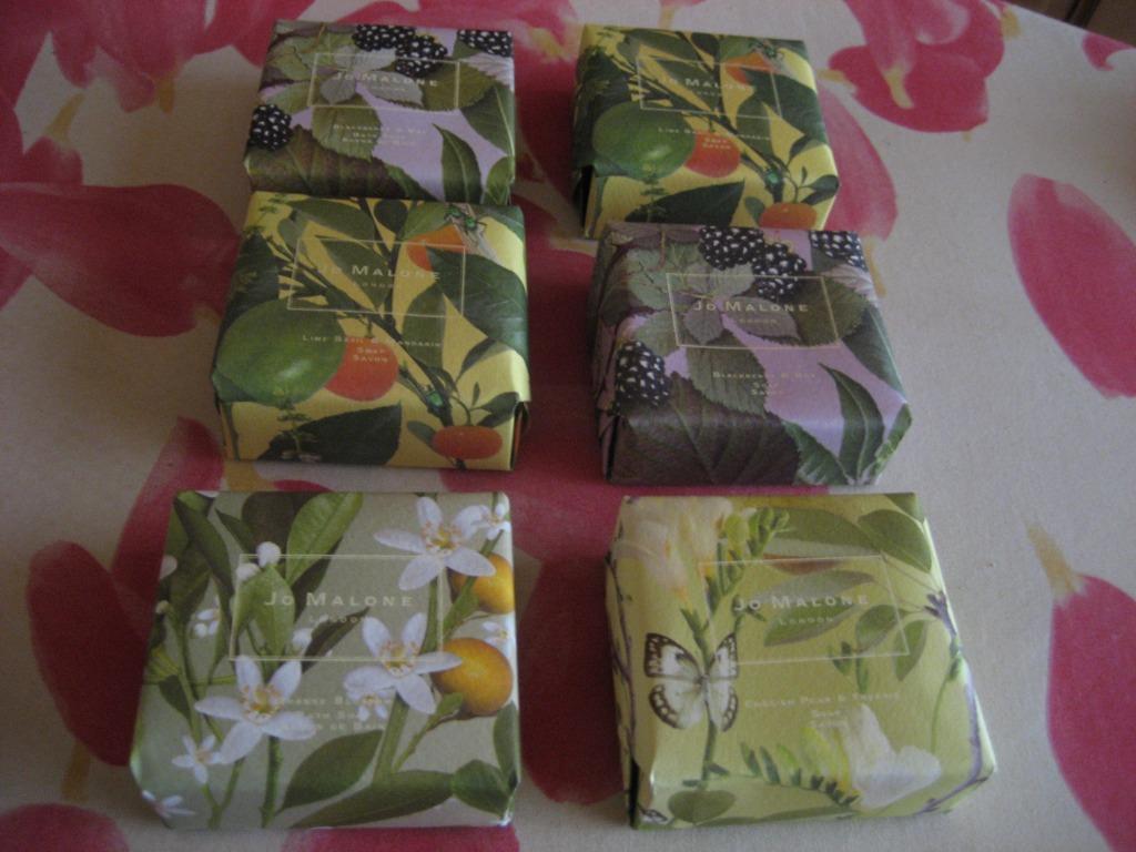 ASSORTIMENT DE SAVONS PARFUMES JO MALONE 6 x 100gr, Envoi, Neuf, Baignoire & Douche