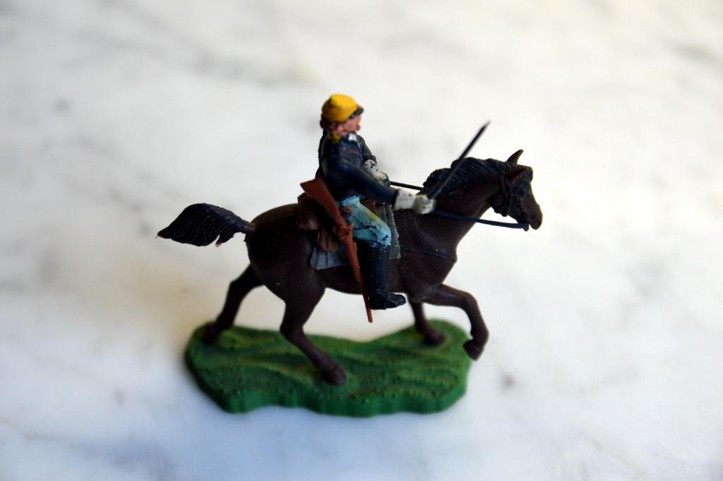 1 figurine cavalier guerre de sécession 1861-1865, Collections, Enlèvement ou Envoi, Utilisé, Autres types