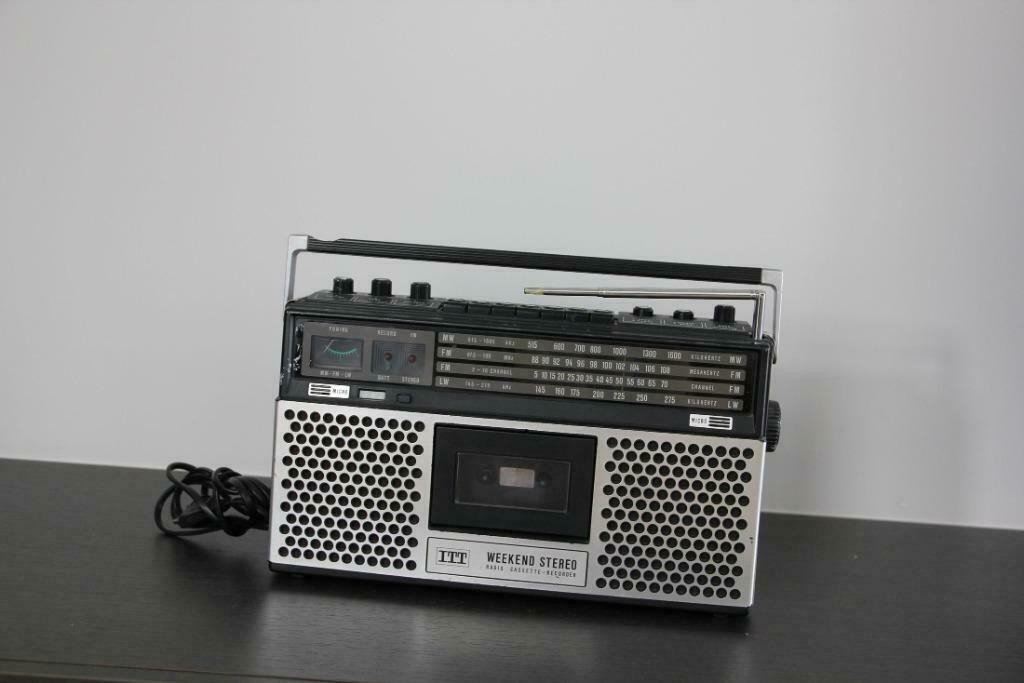 ITT Weekend stereo cassette 109 radio, Ophalen of Verzenden, Gebruikt, Radio