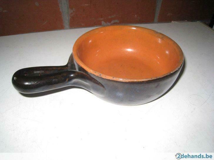 Pannetje uit aardewerk, Ophalen of Verzenden, Gebruikt