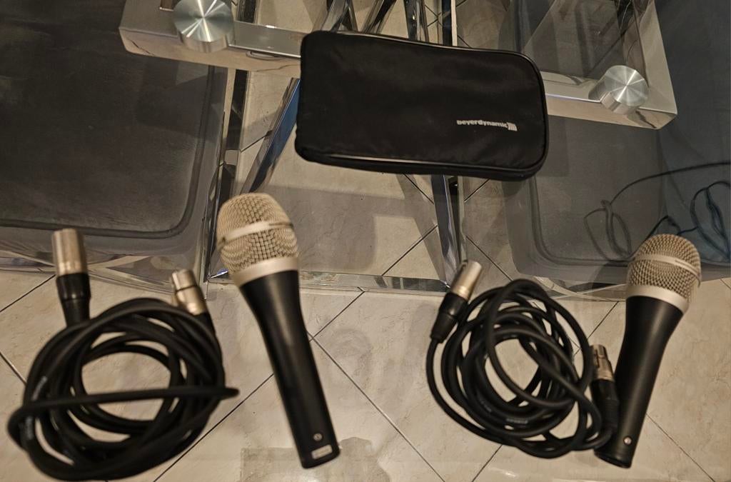 2 Micros Beyerdynamic + pied de micro !, Musique & Instruments, Enlèvement
