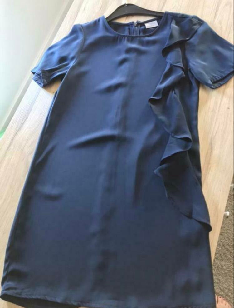 Robe en satin VERO MODA taille 36, Enlèvement ou Envoi, Vero Moda, Comme neuf, Bleu