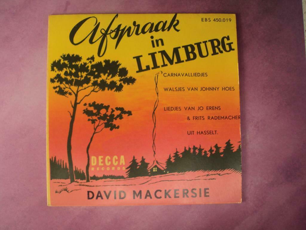 Single: "David Mackersie"  Afspraak in Limburg anno 1954, Ophalen of Verzenden, 7 inch, Nederlandstalig, Single