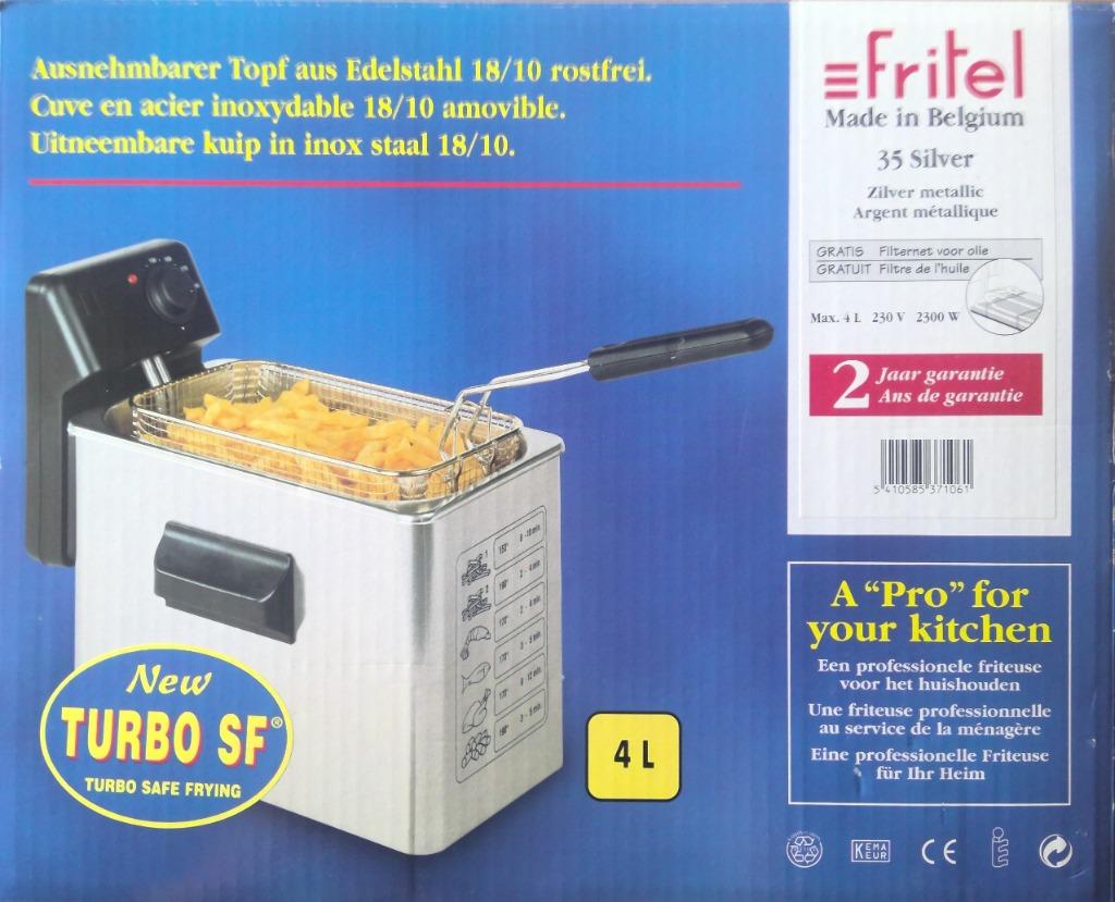 Fritel friteuse 4l, Elektronische apparatuur, Frituurpannen, 4 liter of meer, Ophalen, Nieuw