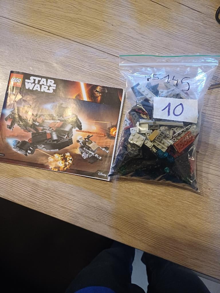 Lego star wars: 75145 eclipse fighter, Ophalen, Zo goed als nieuw, Complete set, Lego