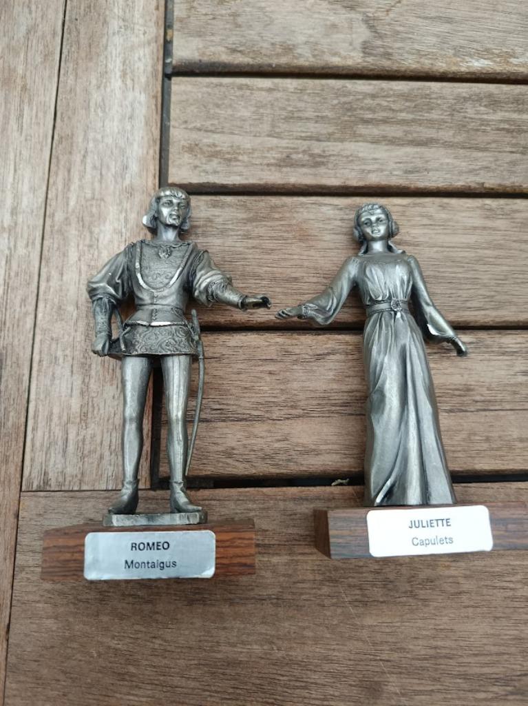 Vintage tinnen beeldjes, Antiek en Kunst, Ophalen of Verzenden
