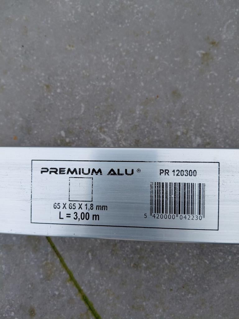 Aluminium metserprofielen NIEUW, Doe-het-zelf en Bouw, Adembescherming, Ophalen