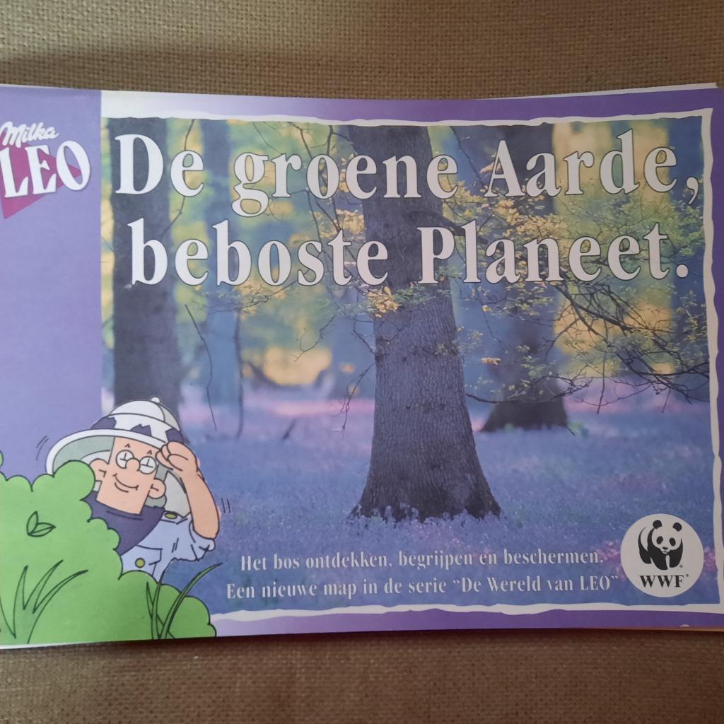 LEO-MILKA- WWF -DE GROENE AARDE - NED/FR, Verzamelen, Ophalen of Verzenden