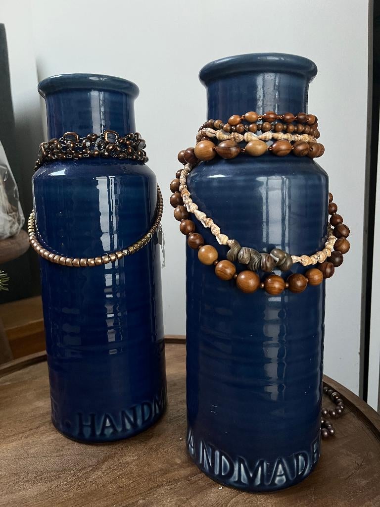 vazen, Huis en Inrichting, Woonaccessoires | Vazen, Ophalen, Gebruikt, 50 tot 75 cm, Glas