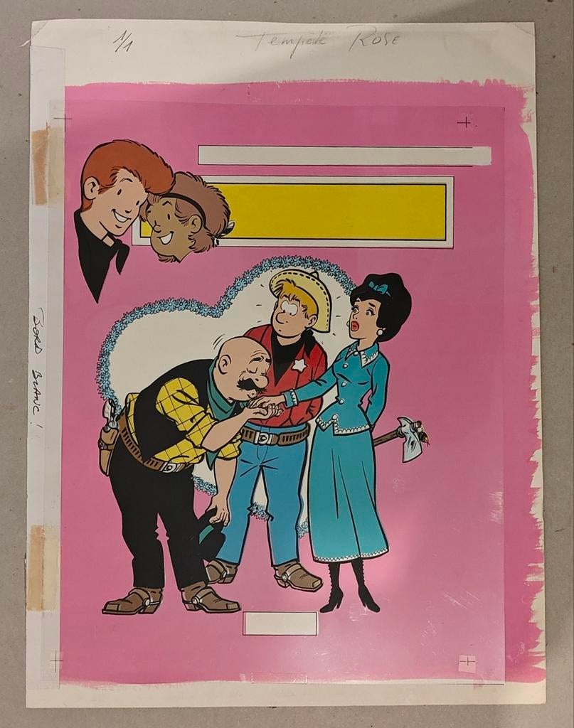 Chick Bill Coloriage Blue, Tibet — Rose Temple 1978, Livres, BD, Enlèvement ou Envoi, Neuf, Tibet