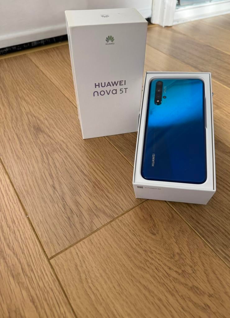 Huawei Nova 5T, Télécoms, Téléphonie mobile | Huawei, Sans abonnement, Écran tactile, Android OS, 10 mégapixels ou plus, Bleu