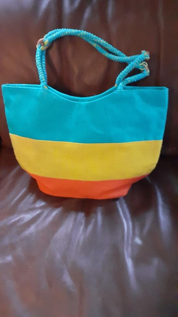 Sac fourré tout pour plage, Handtassen en Accessoires, Tassen | Reistassen en Weekendtassen, Zo goed als nieuw, Blauw, Ophalen of Verzenden