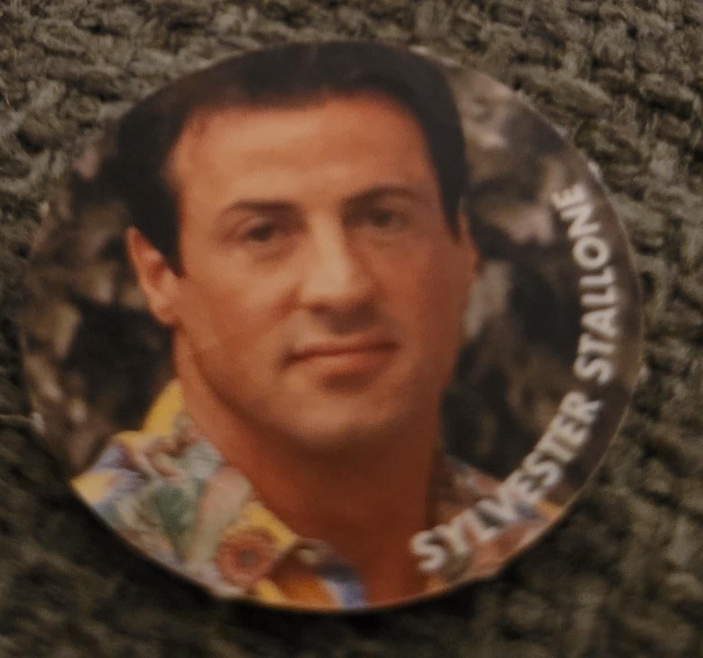 Sylvester Stallone - verzamelplaatje, Verzamelen, Ophalen of Verzenden, Zo goed als nieuw, Overige typen