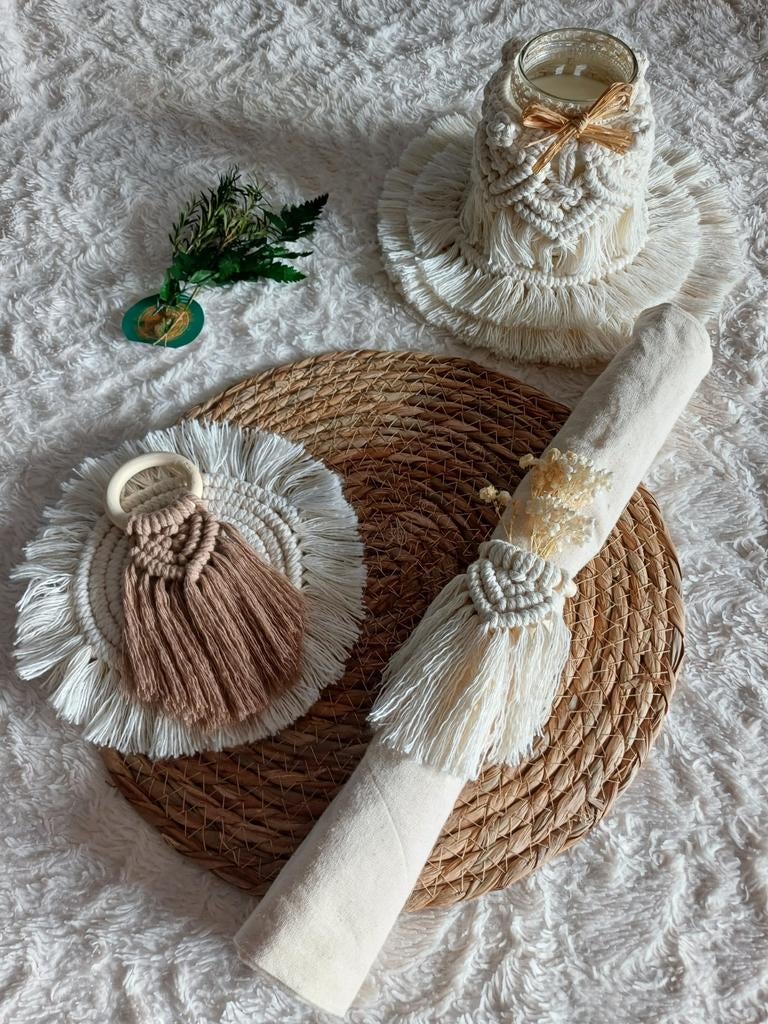 macrame servetring, Ophalen of Verzenden, Nieuw
