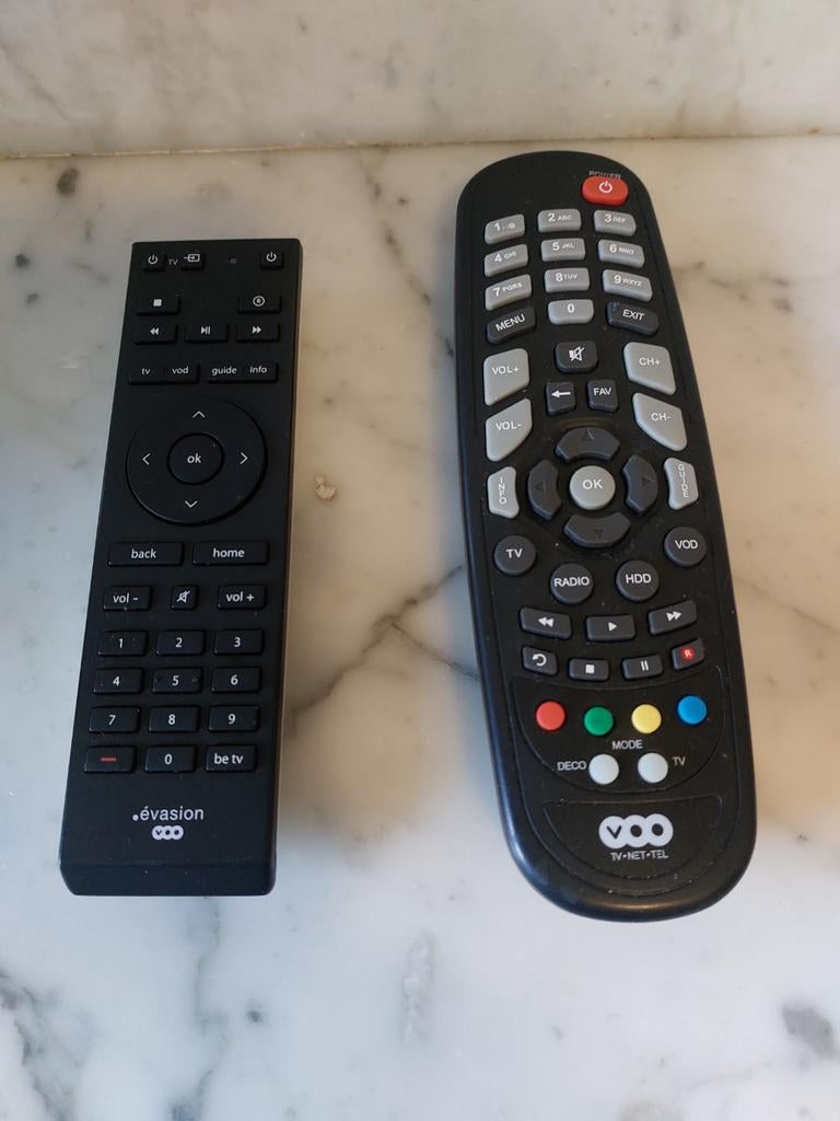 Télécommandes box VOO, Enlèvement ou Envoi