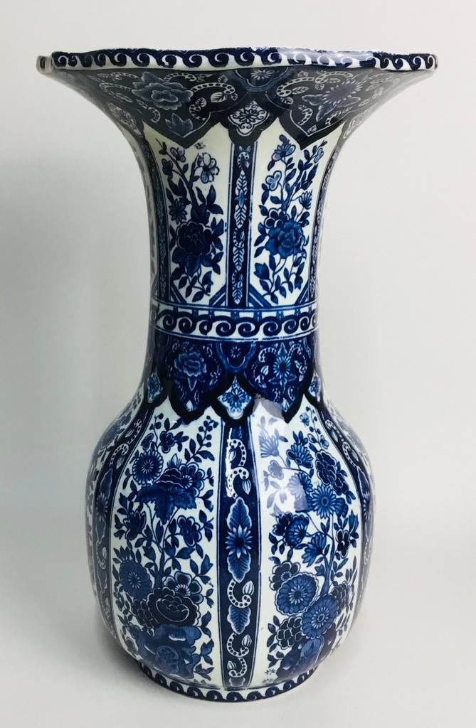 BOCH Grand vase ancien en pierre Sphinx Delft bleu, Antiquités & Art, Antiquités | Vases, Envoi