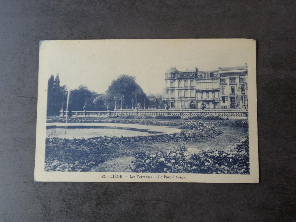 Ancienne carte postale de Liège, Enlèvement, Liège