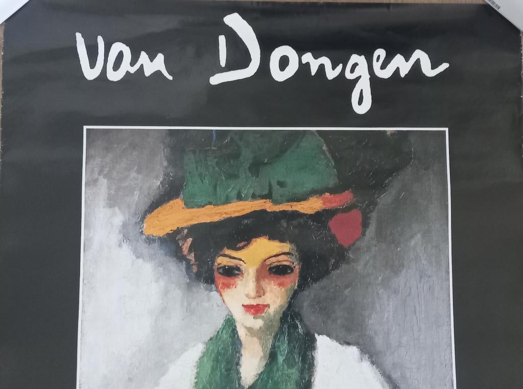Affiche de Kees Van Dongen « La Dame au chapeau vert », Enlèvement ou Envoi