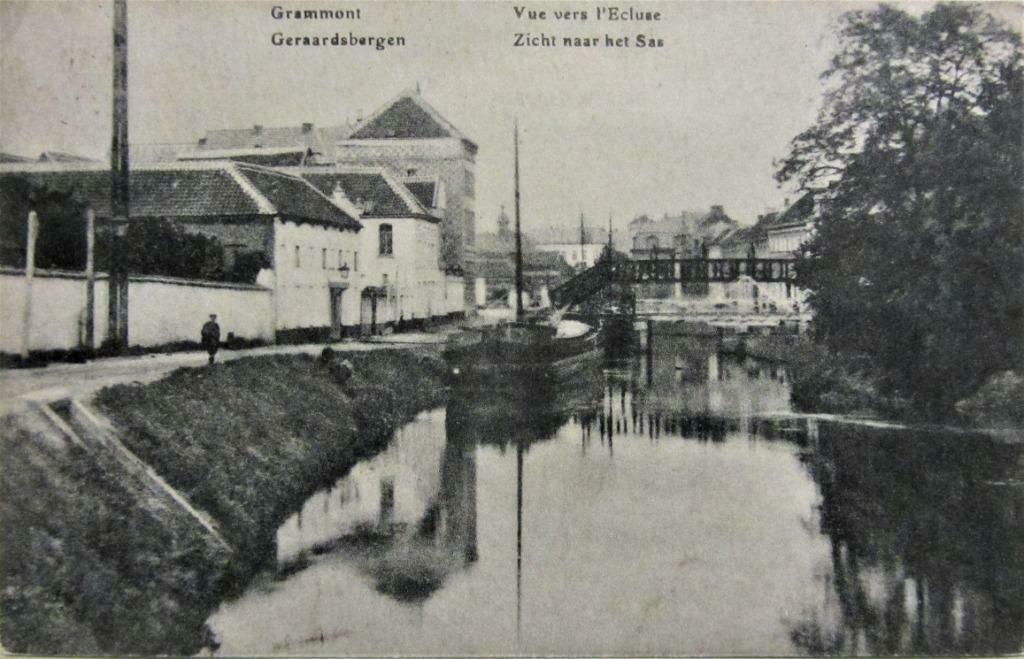 POSTKAART- GERAARDSBERGEN, ZICHT NAAR HET SAS 1922, Verzamelen, Postkaarten | België, Ophalen of Verzenden, 1920 tot 1940, Gelopen