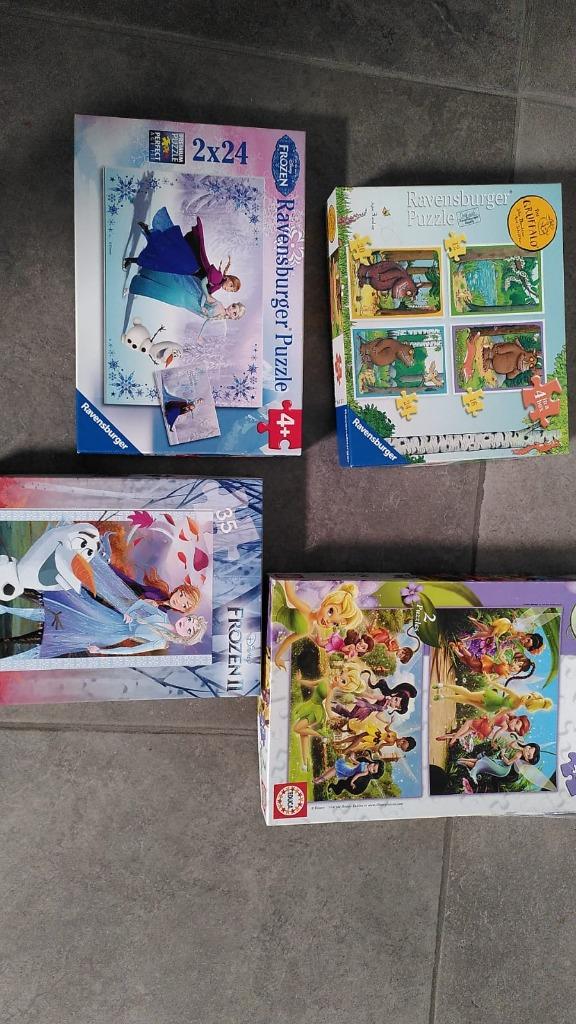Puzzels: Frozen, Disney prinsessen, Gruffalo, Ophalen, Gebruikt