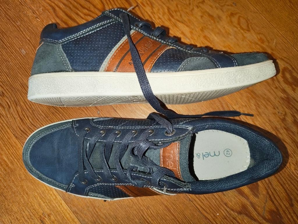 Schoenen 42, zo goed als nieuw, Mel and Co, Blauw, Ophalen of Verzenden, Zo goed als nieuw