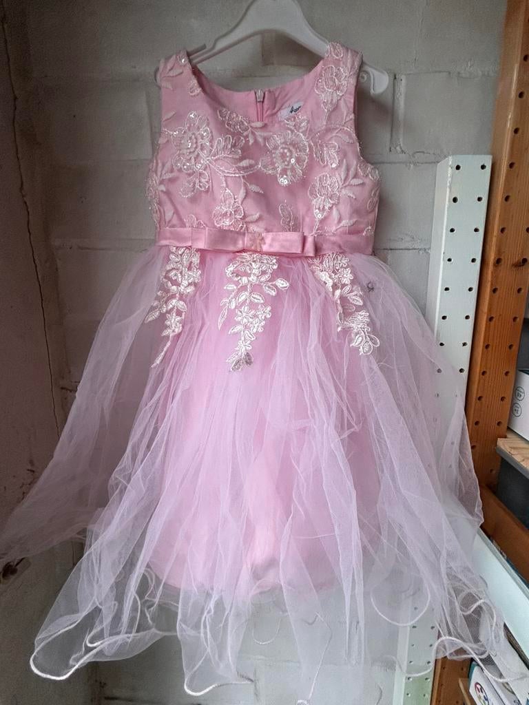 Prinsessenjurk roze 4 jaar, Kinderen en Baby's, Ophalen, Gebruikt, 104 of kleiner, Meisje