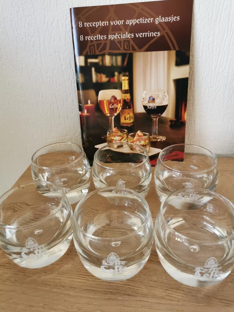 Verres apéritif Leffe, Enlèvement ou Envoi, Comme neuf