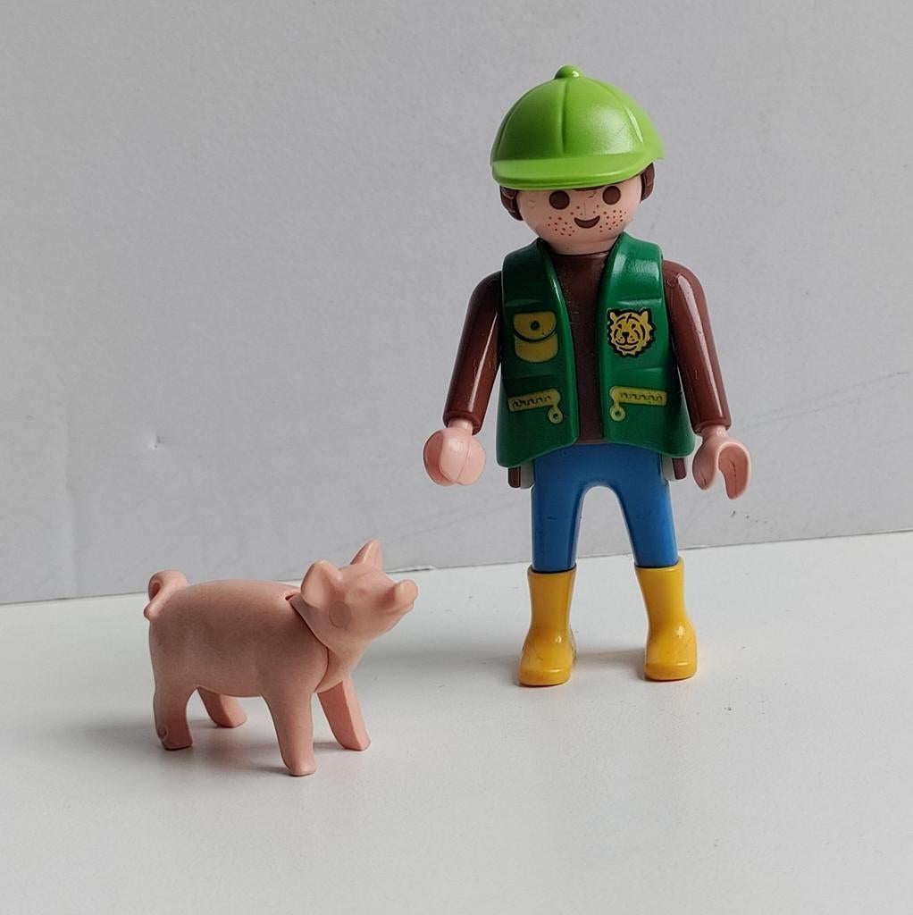 Playmobil dierenverzorger met varken, Enlèvement ou Envoi, Utilisé
